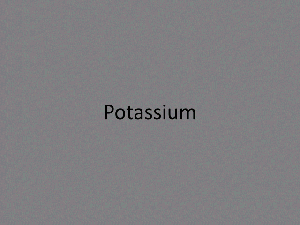 Nitrocellulose - potassium