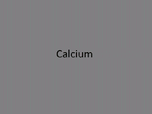 Nitrocellulose - calcium